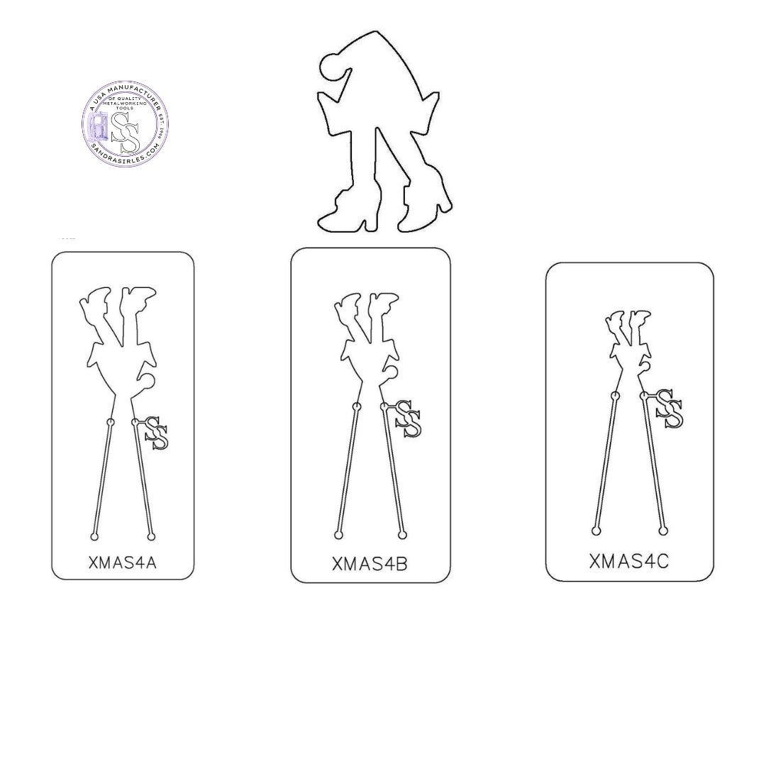 PANCAKE DIE XMAS4 ELF HAT/SHOES